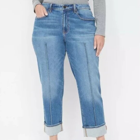 NWT Lane Bryant Signature Fit Mid-Rise Relaxed Straight Jeans – Size 18 - Picture 1 of 1